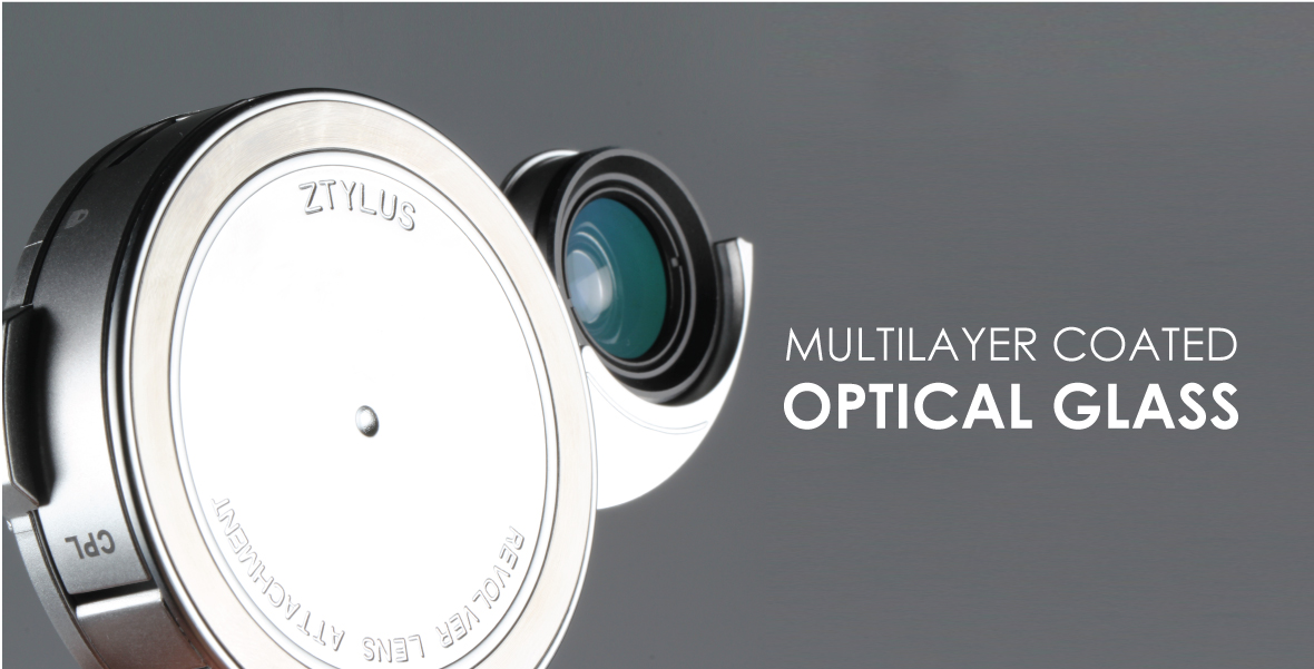 Ztylus Samsung S7 camera kit: MULTILAYER COATED OPTICAL GLASS