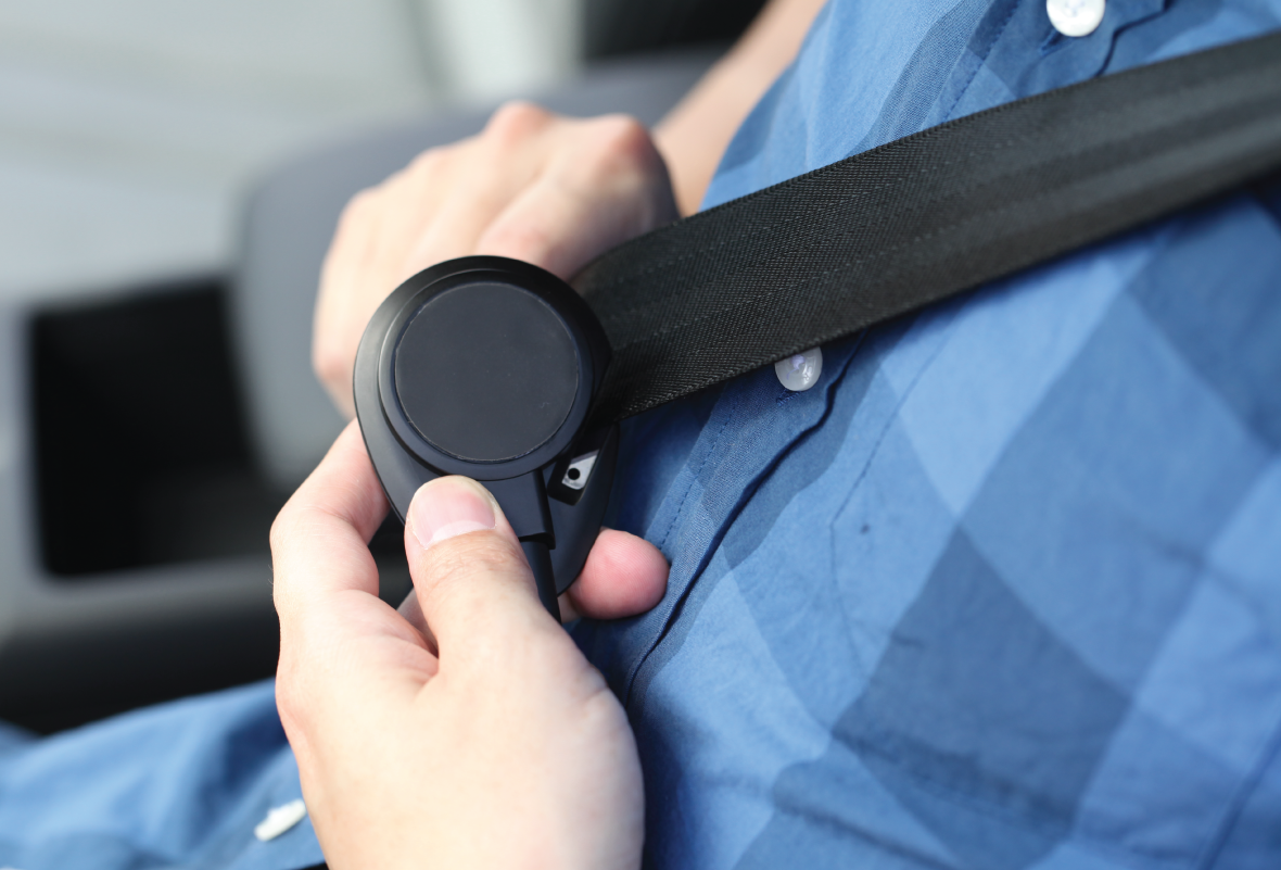 Stinger Vehicle Emergency Escape Tool: Magnetic Car Air Vent Mount Phone Holder, Spring Loaded Window Breaker Punch, Razor Sharp Seat belt Cutter 